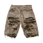 DENIM CAMO CARGO SHORTS