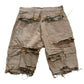 DENIM CAMO CARGO SHORTS