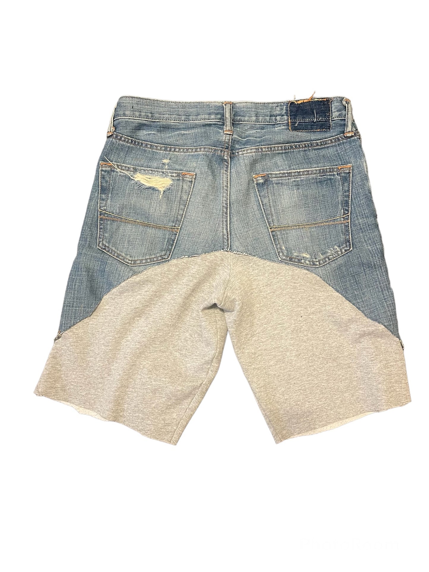 HYBRID DENIM SHORTS